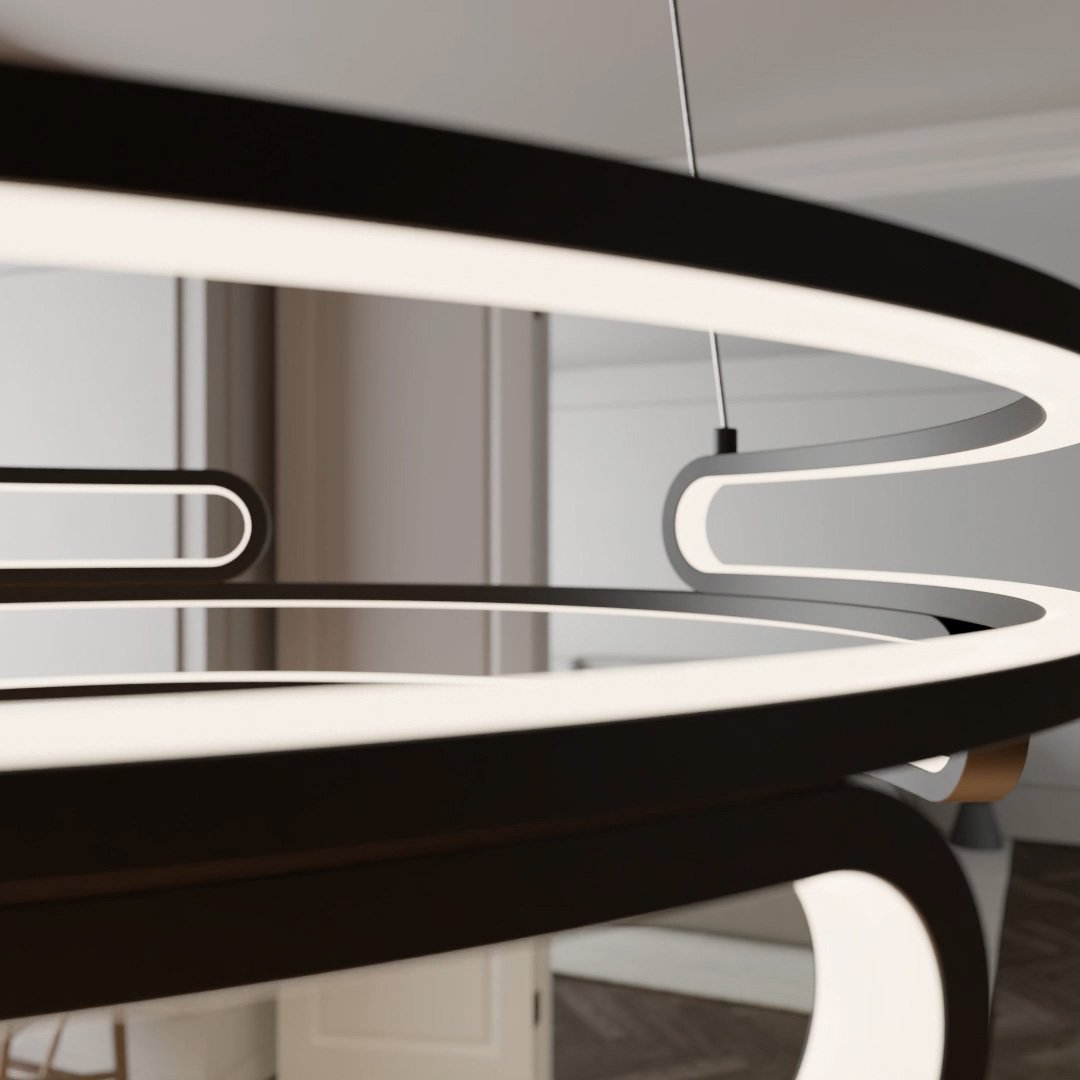 Metalis - Elegant Taklampa i Metall