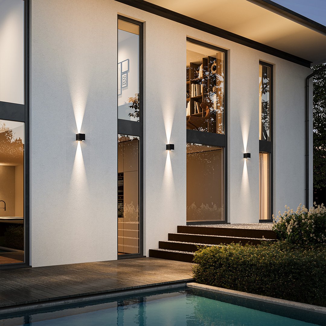 Carvallo – LED Vägglampa med Justerbara Ljusventiler