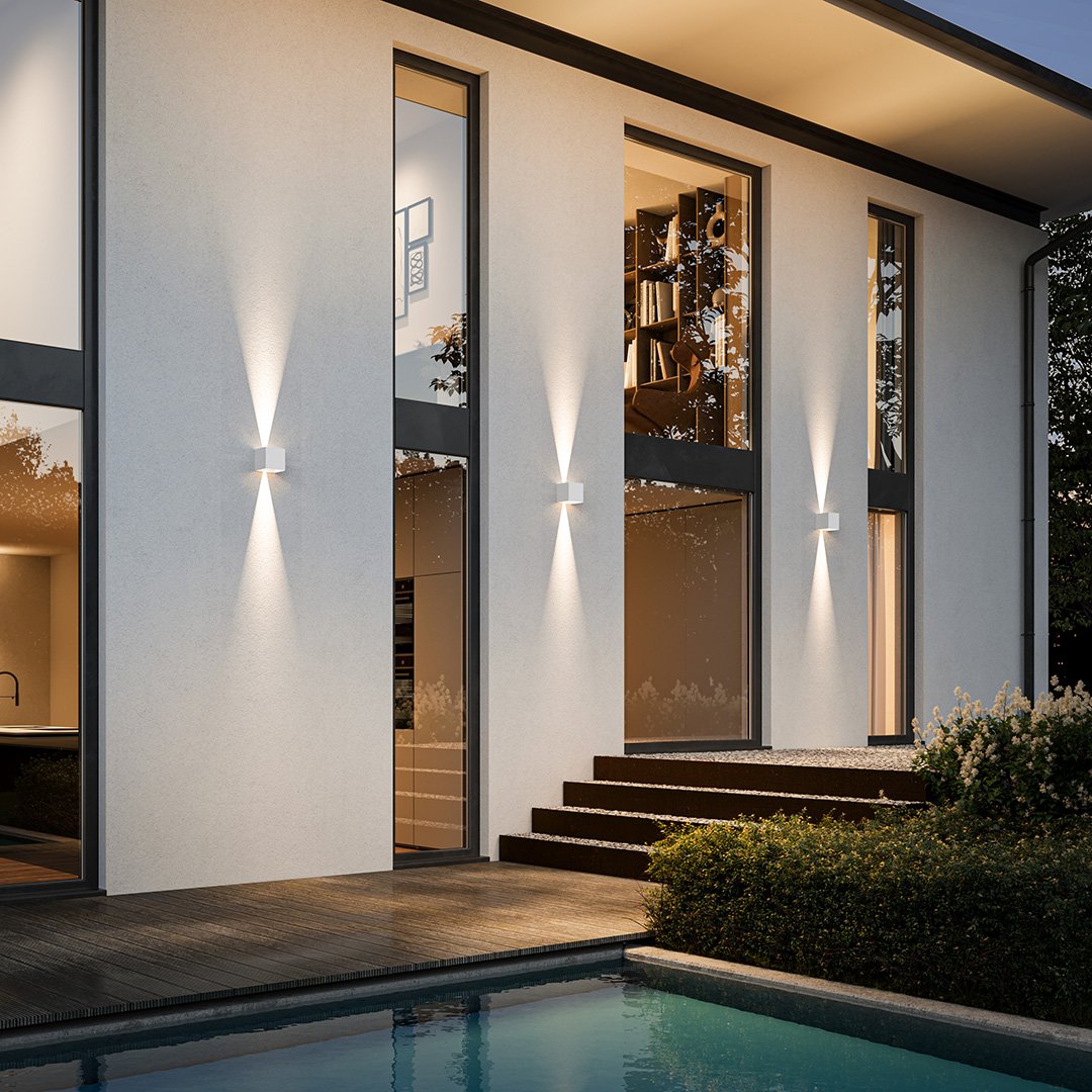 Carvallo – LED Vägglampa med Justerbara Ljusventiler