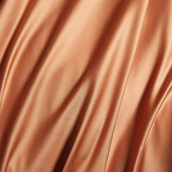 Bomullssatin broderad grå sängset