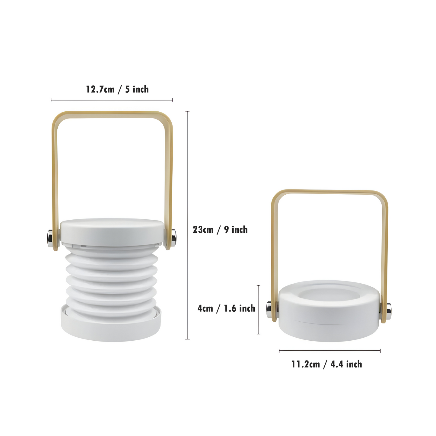 Carvallo – Lyxig Fällbar LED-Lampa med Skandinavisk Design för Ditt Inre