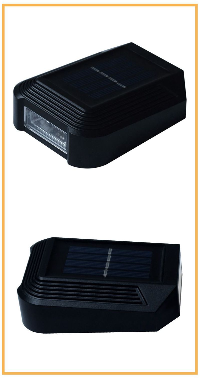 Carvallo Solar Utomhusväggljus med stjärnljuseffekt | Väderbeständig & Automatisk | Varm & Kallvit | Elegant design