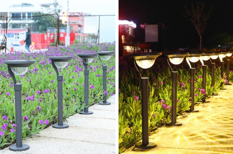 Carvallo Solar Utomhusvägglampa | Intelligent Sensor | Väderbeständig & Energibesparande | Varm- & Kallvit