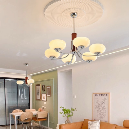 Lunaro | Bauhaus Pendellampa med 3/5 opalglas-huvuden